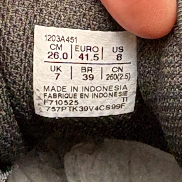 New Asics Skyhand OG Graphite Grey Coneflower Handball Shoes Men's 8 Women's 9.5 - Picture 9 of 9